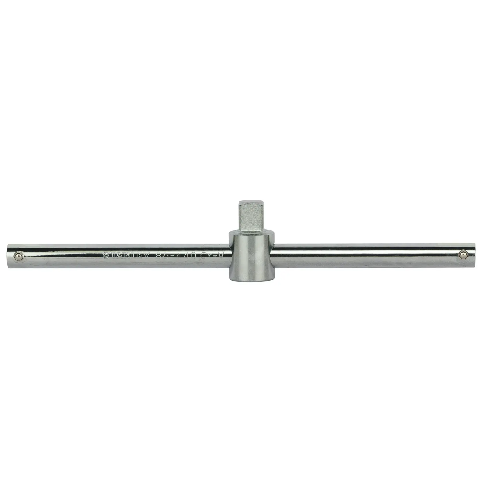 Stanley 4-86-440 llave de roscar en T de acero, ángulo frontal, fotografía de herramienta